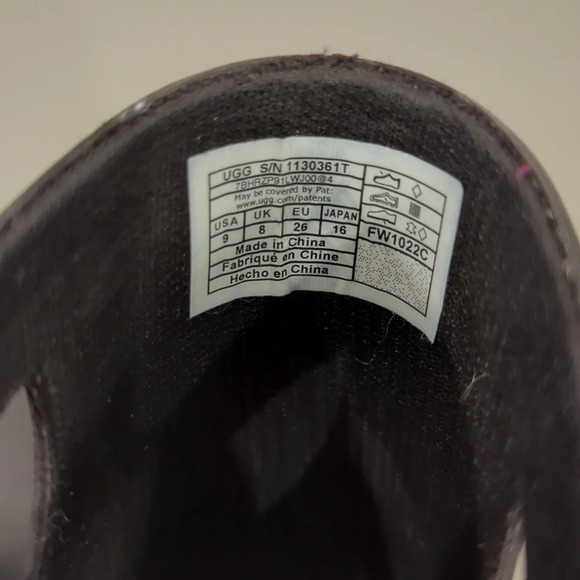 UGG Drizlita Rainboots Black size‎ 9 Unisex - Picture 5 of 7